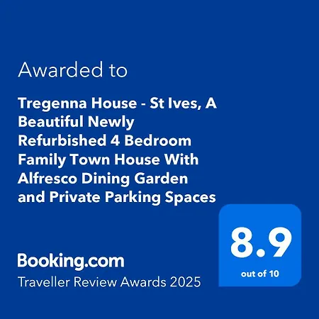 Holiday home Tregenna House: Refurbished Family Townhouse With Garden And Parking St Ives (Cornwall)